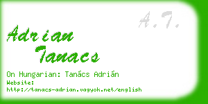 adrian tanacs business card