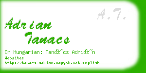 adrian tanacs business card